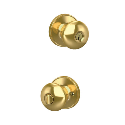 Schlage J Series Knob Keyed Entry Lock Standard Trim