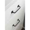 Top Knobs Thin Twist D-Pull with Backplate