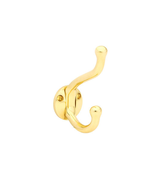 Traditional Brass Robe Hook  Emtek - Montreal Lighting & Hardware