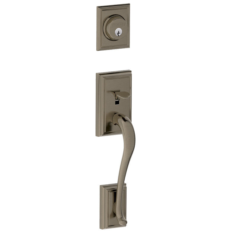 Schlage Addison Satin Nickel Single-Cylinder Deadbolt Keyed Entry