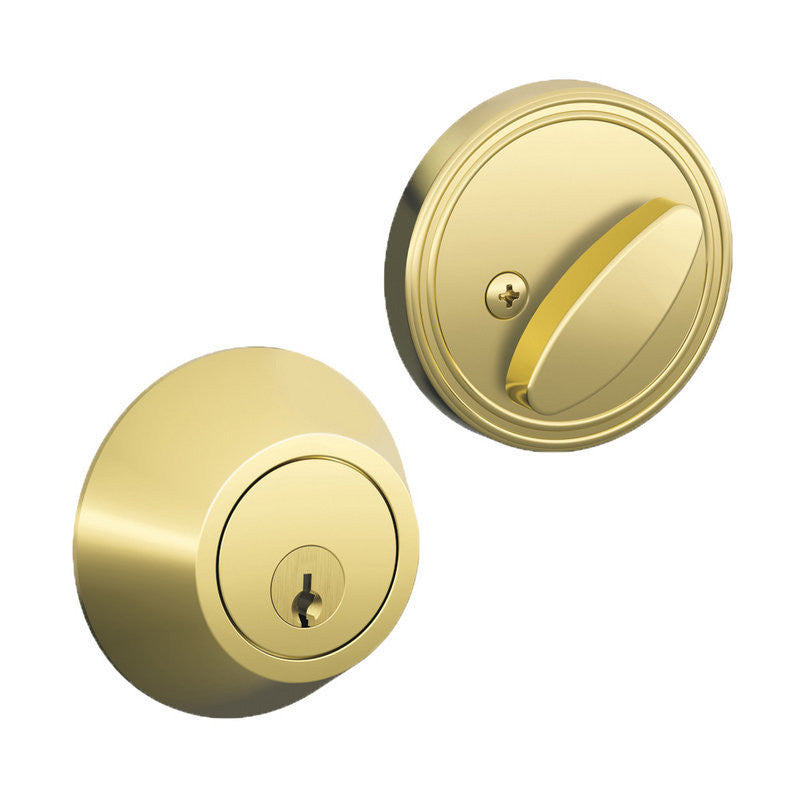 Schlage Stratus Satin Stainless Steel Keyed Entry Knob, J54STR 630